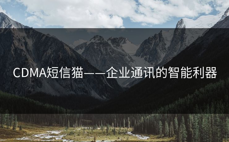 CDMA短信猫——企业通讯的智能利器 CDMA短信猫——企业通讯的智能利器